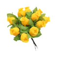 thumbnail image 1 of Monstrate Flores artificiales Ramo de rosas Hogar Regalo de boda Suministros de decoración Kits de decoración para fiestas Amarillo oscuro, 1 of 6