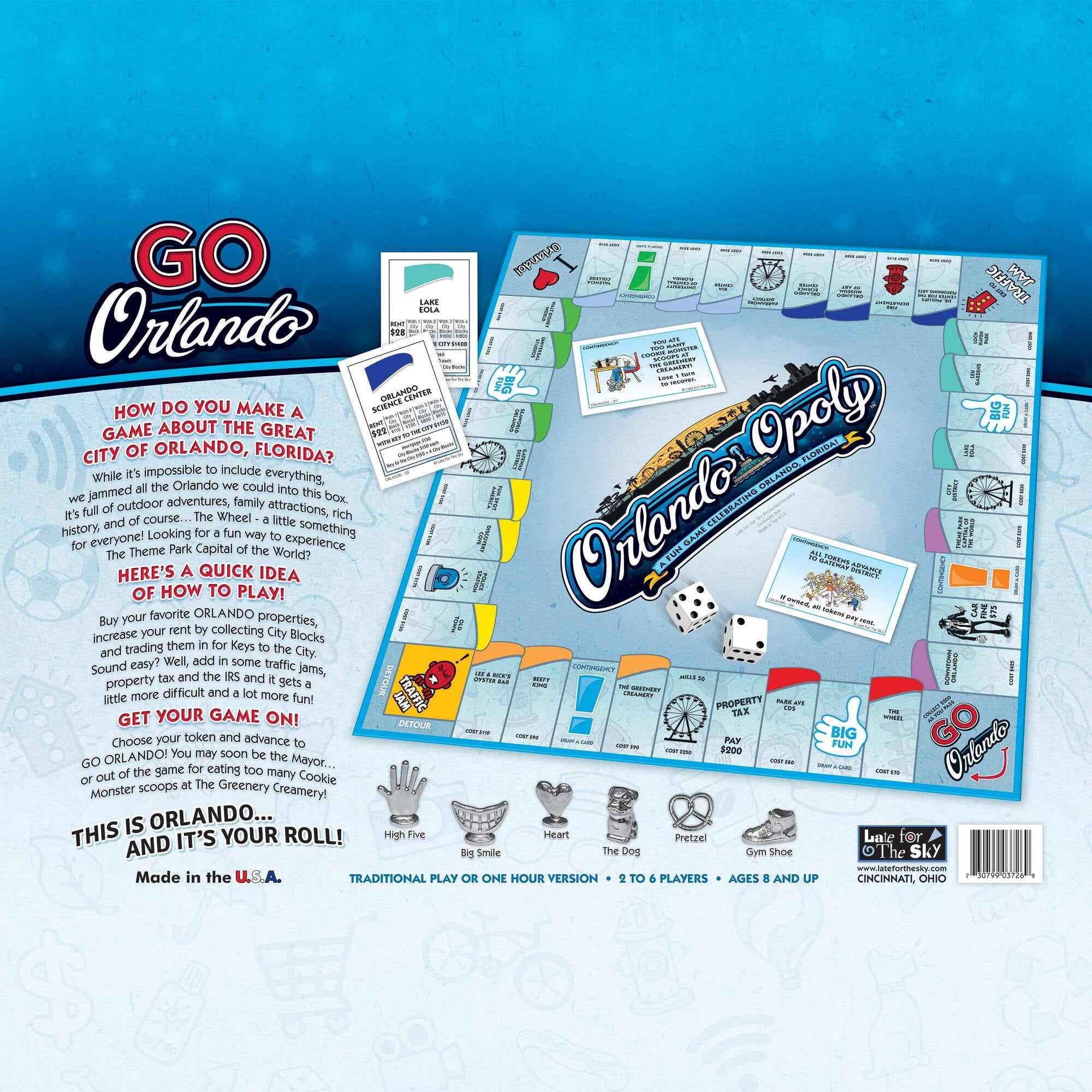 Orlando Opoly Board Game, by Late for the Sky