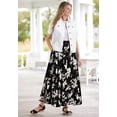 thumbnail image 2 of Woman Within Plus Size Pull-On Elastic Waist Soft Maxi Skirt, 2 of 5