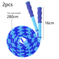 thumbnail image 2 of Estrela cuerda para saltar con cuentas suaves, cuerda ajustable antibobinado, entrenamiento de ejercicio, entrenamiento para perder peso, 2 of 5