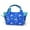 Blue Starfish - No Embroidery1, variant on Custom Personalized Fashion Print Zipper Top Tote Bag Navy Burgundy Cats - Monogram