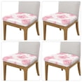 thumbnail image 2 of Honeii Cartoon Pig Print Square Cushion Cover with Elastic Band & Ties,Sofa Cushion Covers,Furniture Protector for Living Room,Washable Sofa Seat Slipcover-Four Pieces, 2 of 7