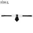 thumbnail image 2 of Collar ajustable para perro con corbata, collares formales para perros y mascotas, 2 of 5