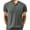 Dark Gray, variant on YYDGH Mens Fashion Henley Shirts Short Sleeve Lightweight Button Basic T-Shirt Green S