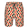 thumbnail image 3 of Honeii Table Tennis Rackets Print Men's Casual Shorts with Drawstring,Swim Trunks Quick Dry Beach Shorts-Medium, 3 of 6