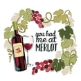 thumbnail image 2 of Gango Home Decor Contemporary Wine and Friends II & III on White by Janelle Penner (Ready to Hang); Two 12x12in Gold Trim Framed Prints, 2 of 5