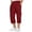 Wine, variant on JTieacloth Drawstring Pants for Men Men's Casual Cargo Pants With Pocket Design Comfortable Stretch Fabric Relaxed Fit Outdoor Work Travel Everyday Wear Durable Lightweight Trousers For Men Black