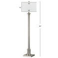 thumbnail image 5 of Safavieh Livia 60 in. H Solid Glam Floor Lamp, Nickel/Off-White Shade, 5 of 6