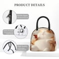 thumbnail image 4 of Vsdgher Sac à Lunch Isolé avec Imprimé Thé Chat Relaxant Sac Bento Simple Sac à Lunch, Adapté pour Pique-Niques, École, Travail, 4 of 6