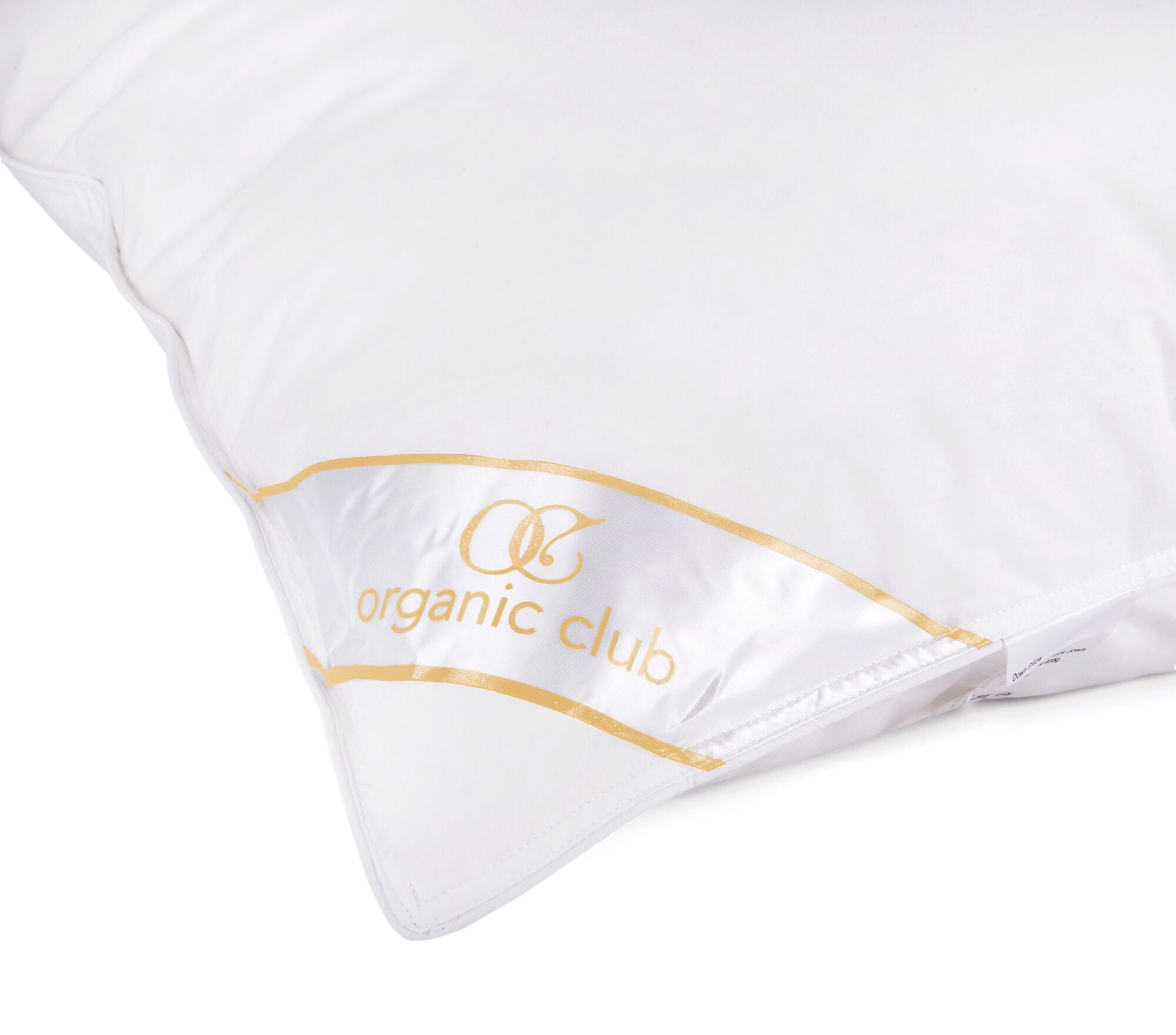 Organic Club Queen Size Duck Down Feather Bed Pillow, 1 Count