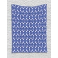 thumbnail image 1 of Turkish Pattern Tapestry, Blue and White Intricate Mosaic Inspired by Arabic Art, Wall Hanging for Bedroom Living Room Dorm Decor, 40W X 60L Inches, Royal Blue Pale Blue White, by Ambesonne, 1 of 2