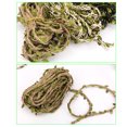 thumbnail image 3 of SPRING PARK 10m Burlap Leaf Ribbon, Jute Twine Vine with Artificial Leaves for Crafts, Wedding, Jungle Party Decor, 3 of 7