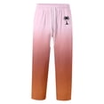 thumbnail image 4 of BOOMNY Mens Hawaii Linen Pants Wide Leg Pants for Men Loose Fit Elastic Waist Drawstring Tropical Graphic Summer Beach Pant With Pocket, 4 of 4