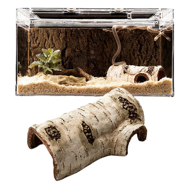 Simulación Cuevas de escondite de Adorno de refugio de Decoración de hábitat Escondites de Cueva de escondite de tortuga S CUTICAT Cueva de piel de reptil