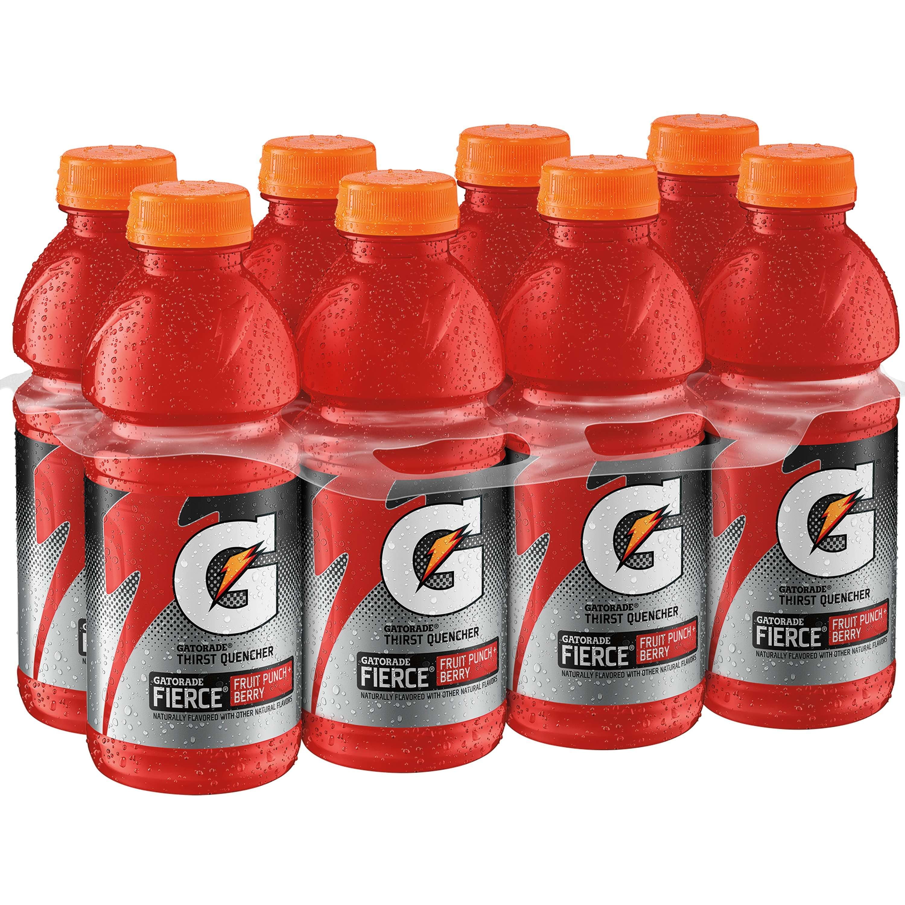 Gatorade Thirst Quencher Punch Berry Sport Drink 20 Fl Oz 8 Count