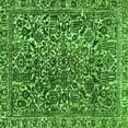 thumbnail image 1 of Ahgly Company Indoor Square Abstract Green Modern Area Rugs, 3' Square, 1 of 4