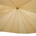 thumbnail image 2 of UNISTRENGH 6M Waterproof Canopy Oxford Rain Fly for Glamping Yurt Bell Tent Tent Accessories, 2 of 8