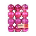 thumbnail image 1 of Fiudx Liquidación De Navidad Decoraciones Para Árboles De Navidad Bolas De Navidad 24 Decoraciones Colgantes Bolas De Plástico Navideñas Decoración De Galvanoplastia Juego De Decoración Colgante 24 P, 1 of 2