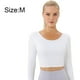 thumbnail image 2 of Chaqueta deportiva para mujer, para correr, entrenamiento, fitness, yoga, manga larga, ajustada, con orificios para los pulgares, L, 213, 2 of 7