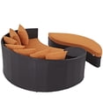 thumbnail image 3 of Modway Convene Outdoor Patio Daybed in Espresso Orange, 3 of 4