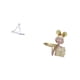 thumbnail image 5 of Figura de escritorio de pensador, escultura de resina, bandeja para guardar llaves, estatua de niña, adorno coleccionable abstracto moderno,, 5 of 8