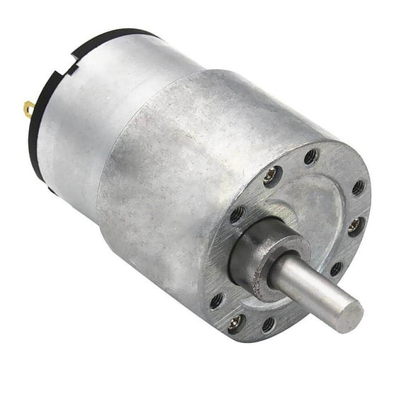 37GB-520 12V DC Boîte d'Engrenage à Couple Élevé Arbre de Réduction de 37mm Moteur 66RPM