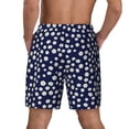 thumbnail image 4 of Uemuo Daisies Flowers Pattern Mens Swim Trunks Quick Dry Board Shorts with Mesh Lining, Stretch Beach Shorts Quick Dry No-Chafing Board Shorts-Large, 4 of 9