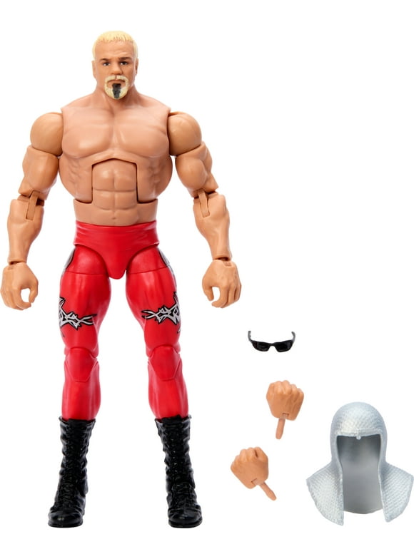 WWE Elite Scott Steiner Action Figure, 6-inch Collectible Superstar with Articulation & Accessories