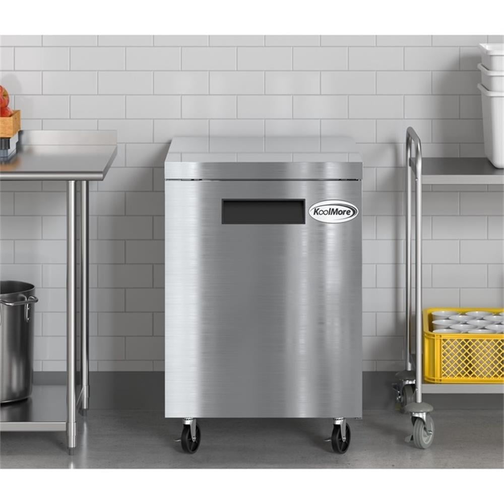 Pemberly Row 27" One Door Commercial Undercounter Refrigerator 5 cu. ft. in