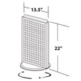 thumbnail image 3 of Azar 700513-WHT Pegboard Two-Sided Counter Display, White Solid Pegboard, 3 of 5