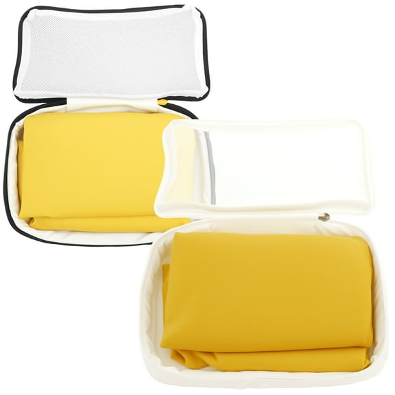 Threns Polyester Baby Diaper Bag Organizer Mesh Pod Hanging Diaper Pouch Breathable Baby Clothing Organizer Bag Ample capacity for Home