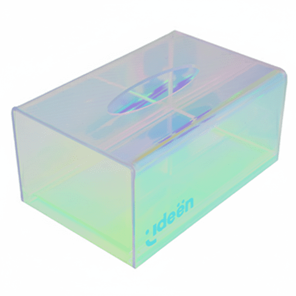 Caja para Pañuelos Ideen Acrílico Rosa