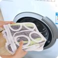 thumbnail image 2 of 1 Pce Espadrilles Chaussures de Sport Bottes Sac de Lavage Protection Fermeture Éclair Filet, 2 of 5