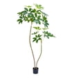 thumbnail image 2 of Artificial Umbrella Tree, 5.2/6ft Tall Fake Plants, Artificial Plants for Indoor, Fake Trees for Office Home Living Room, 2 of 6