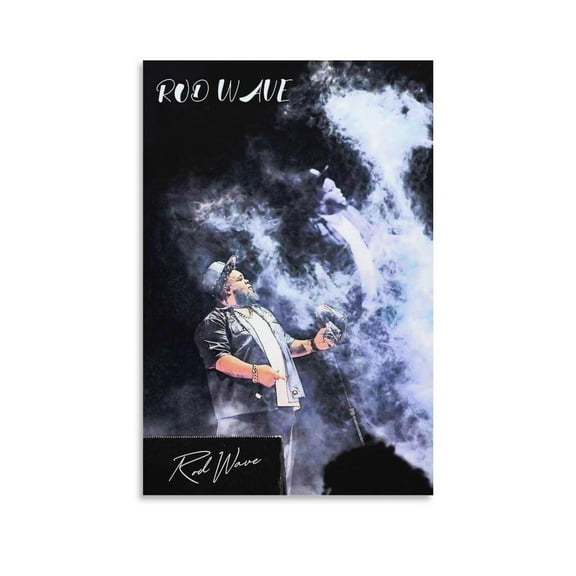 Rod Wave - Beautiful Mind - Album Hip Hop Music Poster Prints Canvas Wall Art for Trendy Dorm Room Decor Aesthetic Gift