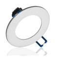 thumbnail image 2 of Nicor Lighting DLE321203KRDWH 350 Lumens LED Recessed Can Round Downlight - White, 2 of 4
