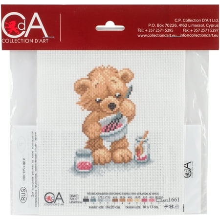 Stamped cross stitch kit