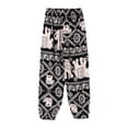 thumbnail image 4 of TiaoBug Kids Girls Elastic Waist Bohemian Harem Pants Summer Beach Hippie Trousers Yoga Dance Pilates Chain Elephant 110, 4 of 7