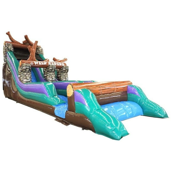 TentandTable Wild Rapids Inflatable Water Slide with Blower, 21'