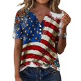 thumbnail image 2 of 250th Anniversary USA Shirts for Women American Flag T-Shirt 4th of July Shirt 250 Years Birthday Patriotic Tops, 2 of 6