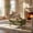 Olive Green, variant on Christopher Knight Home Tufted Boucle Upholstered Ottoman with Rubberwood Legs, Ivory