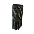 thumbnail image 1 of Mens Vegan Leather Glove with Acrylic Cuff Lined, 1 of 1