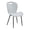 A-Light Gray, variant on Dining Chairs Set of 4 PU Leather Metal Black Handle 34 Inch for Kitchen Restaurant