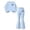 r-318Light Blue129, variant on MEZZALL Kids Girls Long Sleeve Sweatshirt Tops Hoodie Trousers Pant Sets Sweatsuit 2 Piece Outfit Sets Fall Casual Tracksuit Relaxed Fit Clothes Sets