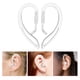 thumbnail image 5 of 2 piezas Auriculares inalámbricos rotativos de oídos accesorios de gancho de oído de silicona suave ajustable para uso diario, 5 of 6