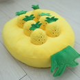 thumbnail image 2 of Fuzzy Pulling Radish Toy Pulling Radish Plush Toy Carrot Strawberry Pineapple Shape Fuzzy Soft Educational Pp Cotton Stuffed Small Pet Rabbit Foraging, 2 of 8