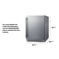 thumbnail image 6 of 24" Built-In Outdoor Refrigerator, ADA Compliant, 6 of 9