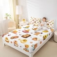 thumbnail image 4 of Erosebridal Kid Cartoon Capybara Full Size Sheets, Cute Animals Bed Sheets, 4-Piece, 4 of 5