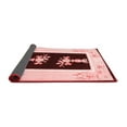 thumbnail image 2 of Ahgly Company Indoor Round Oriental Red Asian Inspired Area Rugs, 6' Round, 2 of 4