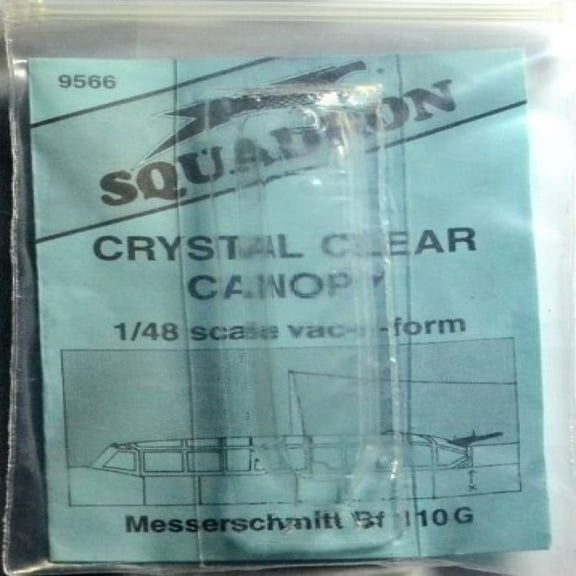Squadron Products Me-110 Vacuform Canopy